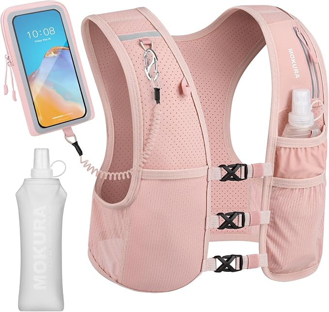 MOKURA Running Vest for Women Men, Lightweight Hydration Vest by MOKURA