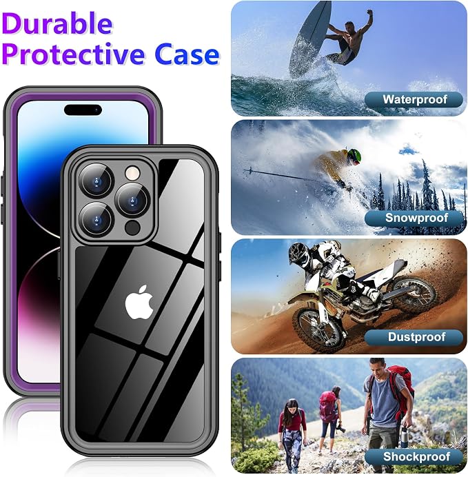 Red2Fire 2025 New for iPhone 14 Pro Max Case Waterproof, Phone Case for iPhone - Image 6