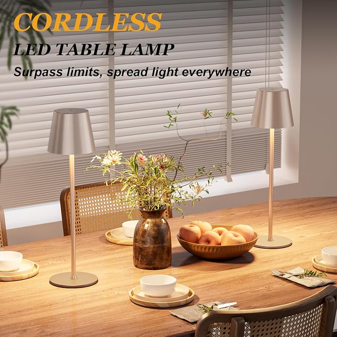 Kakanuo Cordless Table Lamp Rechargeable - Image 4