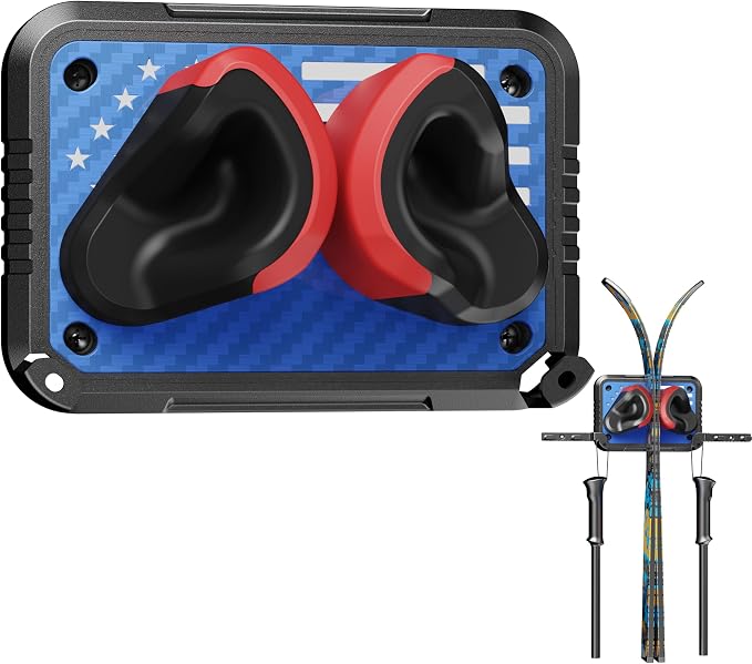 Ski Rack Wall Mount Ski & Snowboard Skateboard Ski Hangers by Unknown