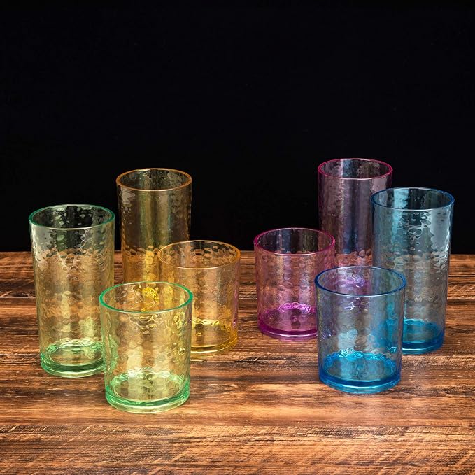 KX-WARE 14-ounce and 20-ounce Acrylic Glasses Plastic Tumbler, Dishwasher Safe - Image 6