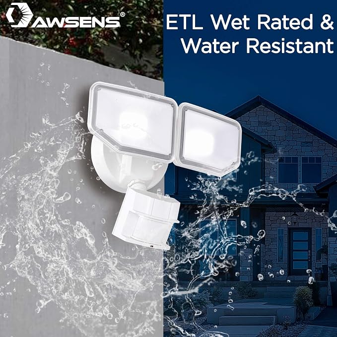 40W LED Security Lights Motion Sensor Light Outdoor, 180 Degree, 4000 LM - Image 2