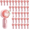 Rossesay 36 Pcs Mini Portable Fan Bulk Cute Handheld Lightweight Small Little by Rossesay