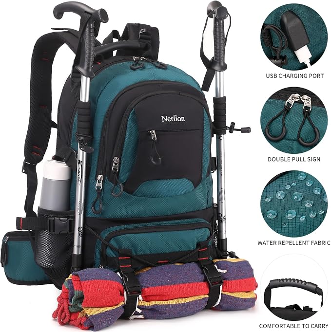 Nerlion 40L Hiking Backpack Travel Backpack - Image 2