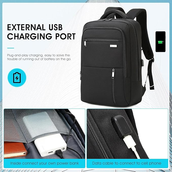 DUSLANG 15.6 Inch Laptop Backpack - Image 4