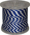 T.W. Evans Cordage Co. 98321 3/8" X 500' Blue and White Derby Rope by T.W+.+Evans+Cordage+Co.
