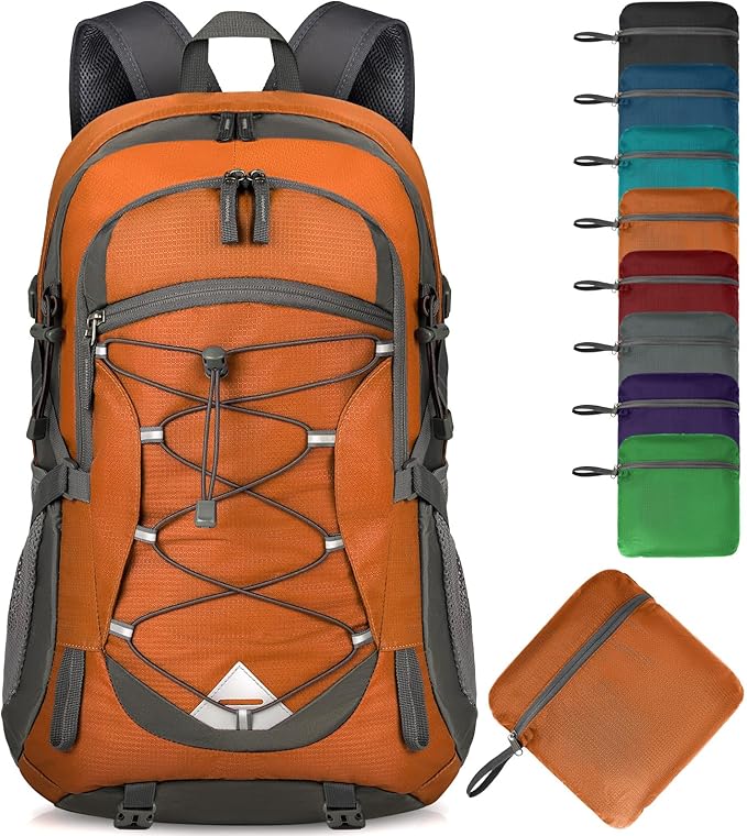 IGOLUMON Hiking Backpack 40L Packable Lightweight Camping Backpack Men Women by IGOLUMON