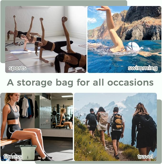 Travel Laundry Bag Ultralight Waterproof Washable Wet Dry Bag - Image 5