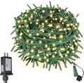 ASENEK Extra Long Christmas Decorative Outdoor String Light 197 Feet 600LED 8 by ASENEK