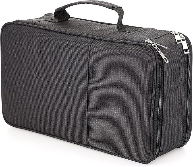 BTSKY Colored Pencil Case 360 Slots Pencil Bag Organizer High Capacity Holder by BTSKY