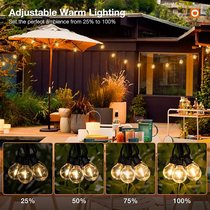 addlon 100FT Outdoor String Lights G40 - Image 7
