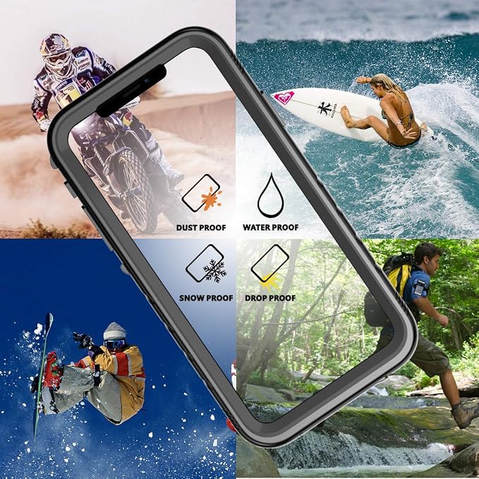 Cozycase Waterproof Case for iPhone 11 Pro Max Underwater Shockproof Full-Body - Image 3