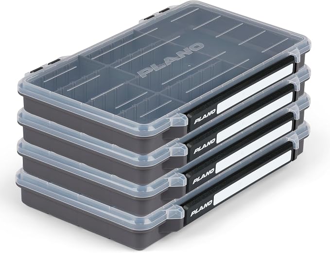 Plano StowAway 3700 50/50 Split Stow Tackle Box, Corrosion-Preventive Rustricor - Image 2