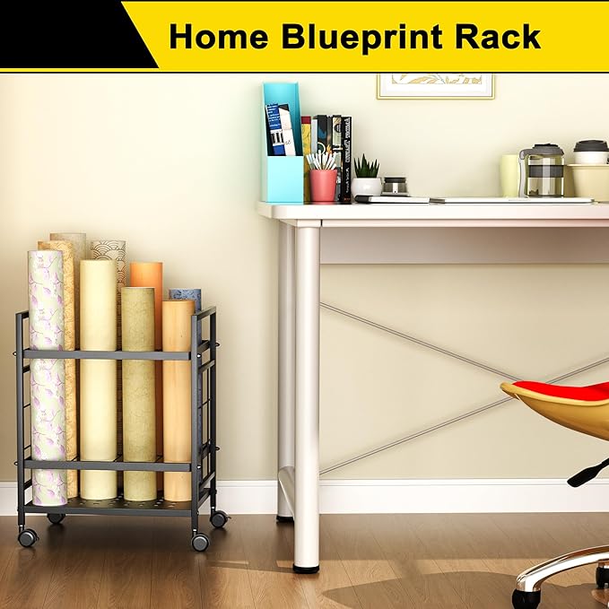 GIOTORENT Blueprint Storage Rack, Used - Image 7
