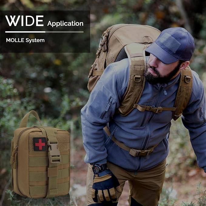 IFAK Trauma First Aid Kit Molle Pouches Emergency Survival Kit - Image 7