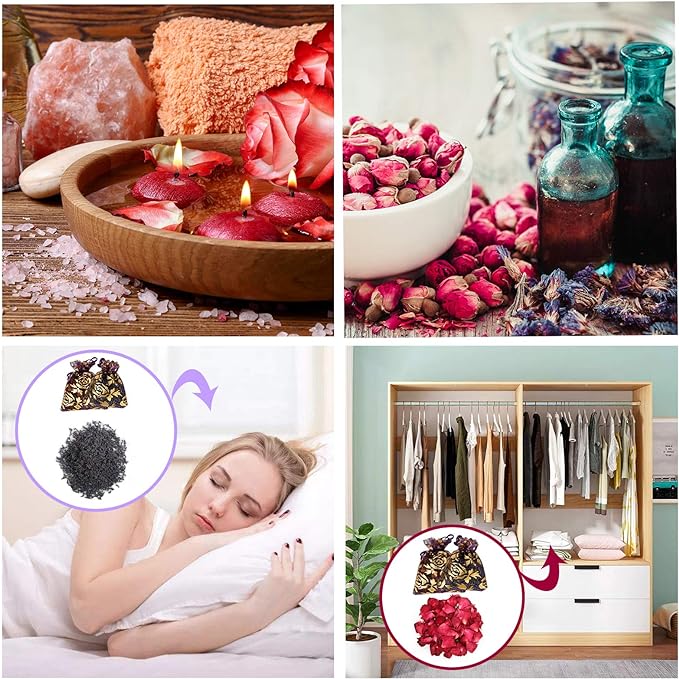 9 Bags Dried Flowers, 100% Natural Dried Flowers Herbs Kit - Image 5