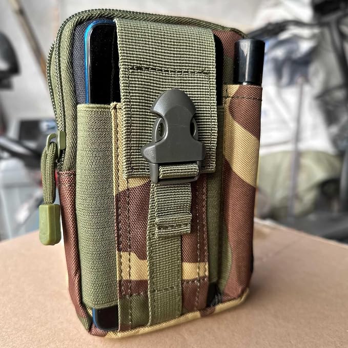 Belt Pouch, Tactical Molle Phone Pouch EDC Utility Pouches Waist Bag, Small - Image 6