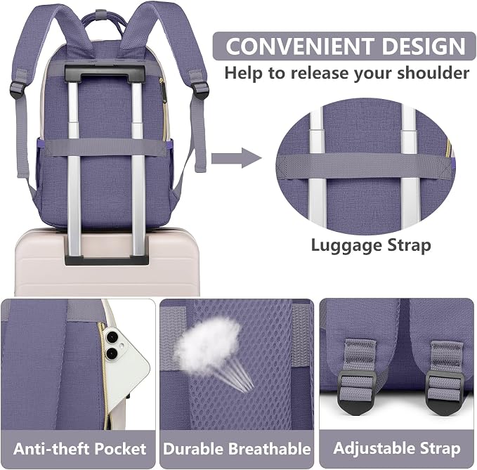 Laptop Backpack for Women Work Bag - Image 5