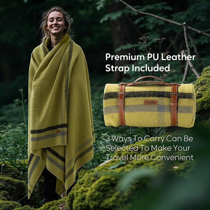 Molithe 100% Wool Blanket, Military Wool Blanket, Sporting Events, Survival Kits - Image 4