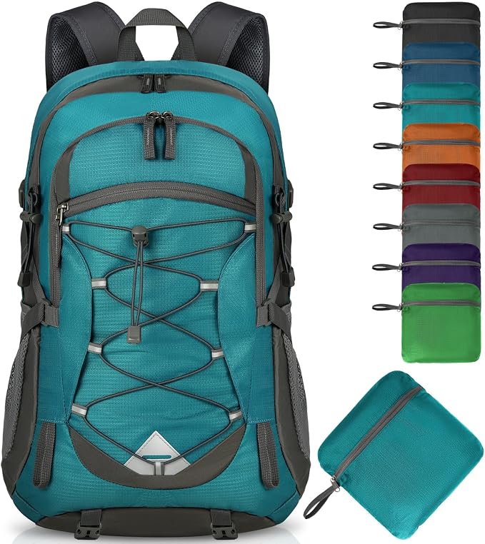 IGOLUMON Hiking Backpack 40L Packable Lightweight Camping Backpack Men Women by IGOLUMON