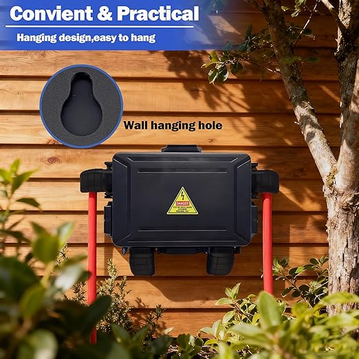 Small Outdoor Electrical Box, Waterproof Extension Cord Cover Weatherproof - Image 6