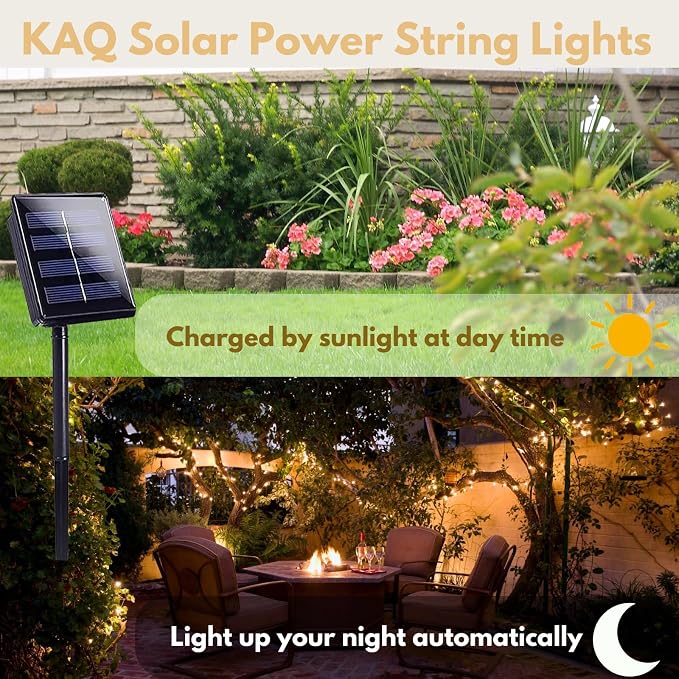 Upgrade 4Pack 400LED Solar String Lights - Image 6