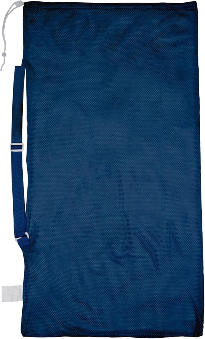 Champion Sports Mesh Equipment Bag – Heavy-Duty Nylon Drawstring Bag by ChampionSports