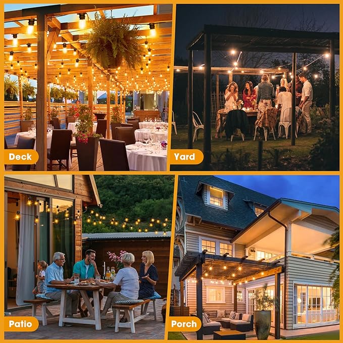GvvooHome LED Outdoor String Lights 25FT - Image 8