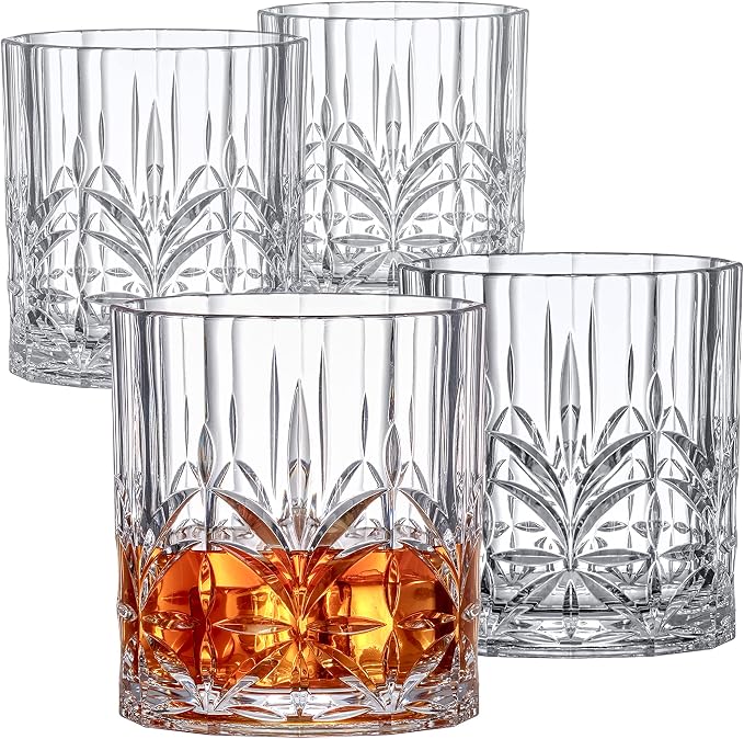 Amazing Abby - Whitney - 14-Ounce Plastic Whiskey Glasses, Plastic Wine Glasses by AmazingAbby