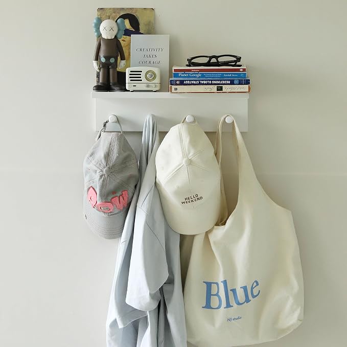 Entrance Coat Rack ，Coat Hooks, Wall-Mounted Wooden Hook Rack, Wall-Mounted - Image 6