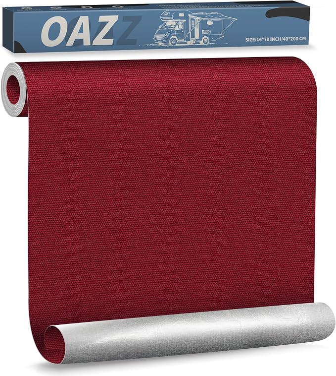 OAZ 16 x 79 inch Canvas Repair Patches Canvas Fabric Patch Self-Adhesive Fabric by OAZ