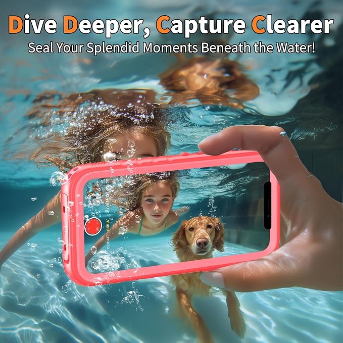 Cozycase Compatible with iPhone 12 Pro Max Case Waterproof, Built-in Screen - Image 7