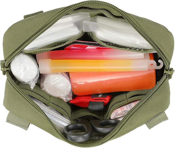 FRTKK Tactical Molle Admin Pouch Utility Laser Cut EDC Tool Pouch Bag - Image 4
