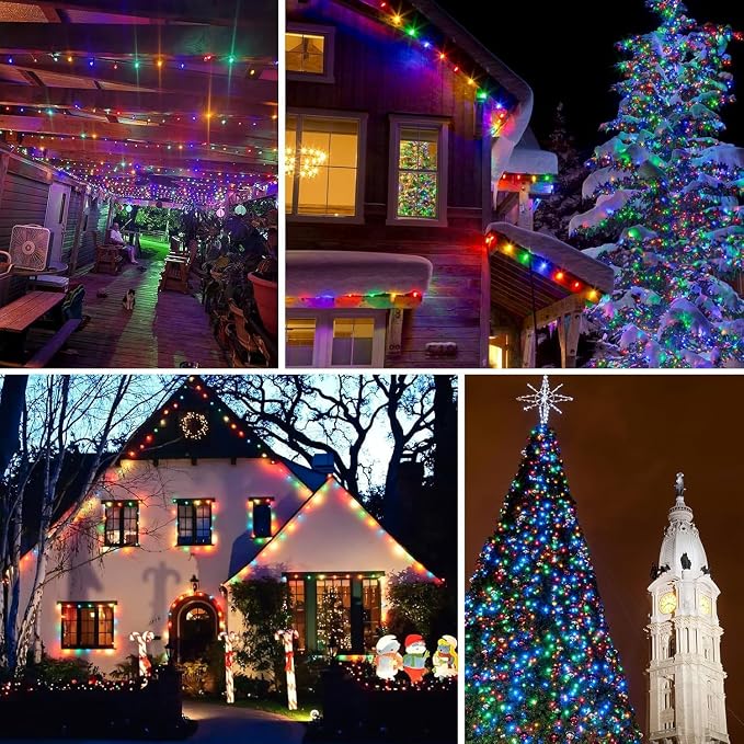 Upgrade 4Pack 400LED Solar String Lights - Image 6