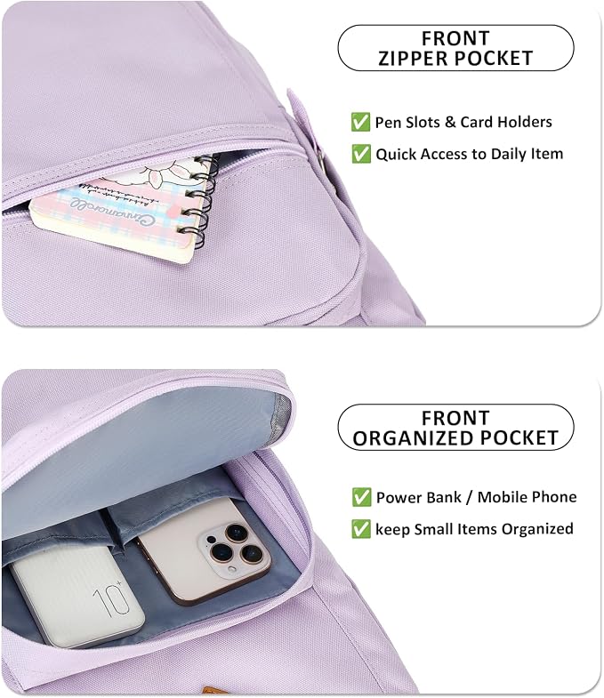 abshoo Classical Basic Travel Backpack - Image 3