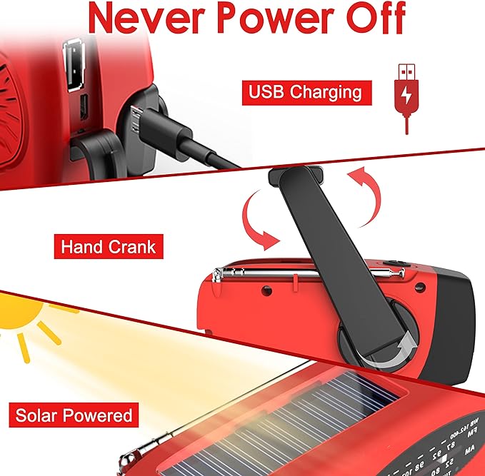 RunningSnail Emergency Hand Crank Radio - Image 4