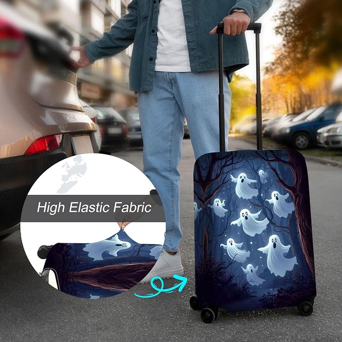 Luggage Cover Protector for 26-28 Inch Suitcases, TSA Approved Elastic Travel - Image 4