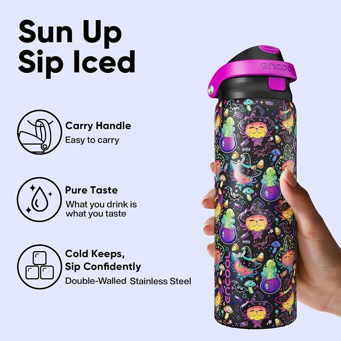Encool SwiftSip Insulated Stainless Steel Water Bottle - Image 4