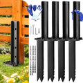 Goovilla Fence Post Repair Kit, Robust Quick-Fix Wood Support by Goovilla