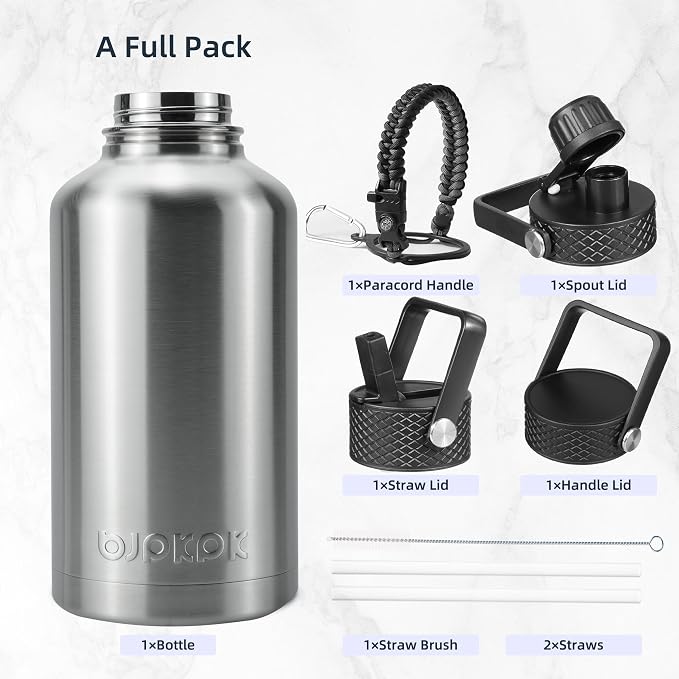 BJPKPK Half Gallon Insulated Water Bottles - Image 4