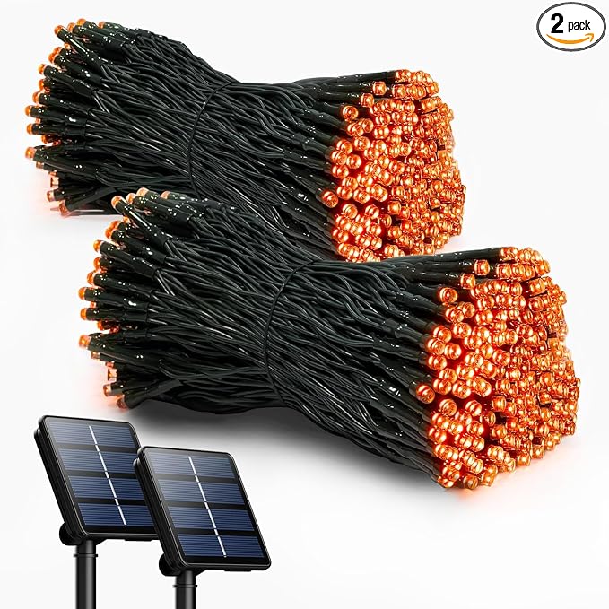 Selarlyt 2 Pack Solar Christmas Lights Outdoor, 72FT 200 LED Solar String Lights by SelarlytLighting