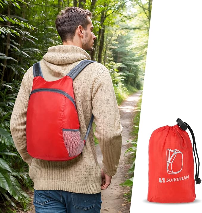 20L Ultra Hiking-Daypack Lightweight Foldable Travel Packable Backpack - Image 7
