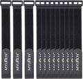 1"x 18"-12 Pack Reusable Fastening Cable Straps by MYUREN