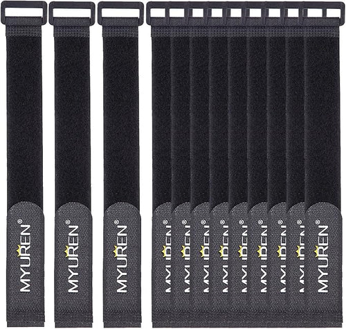 1"x 24"-12 Pack Reusable Fastening Cable Straps by MYUREN