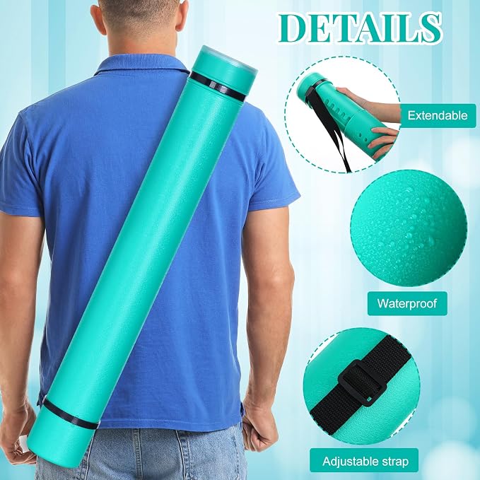 Ireer 6 Pcs Expandable Poster Tube - Image 2