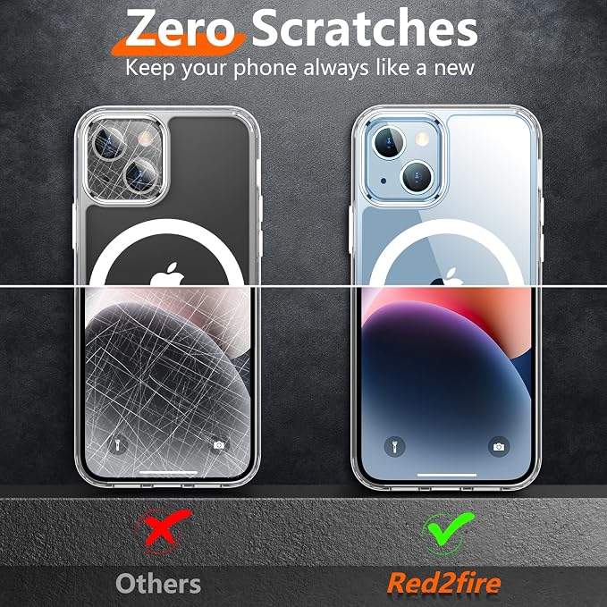 Red2Fire Magnetic for iPhone 14 Plus Case Heavy Duty Shockproof Phone Case 6.7" - Image 5