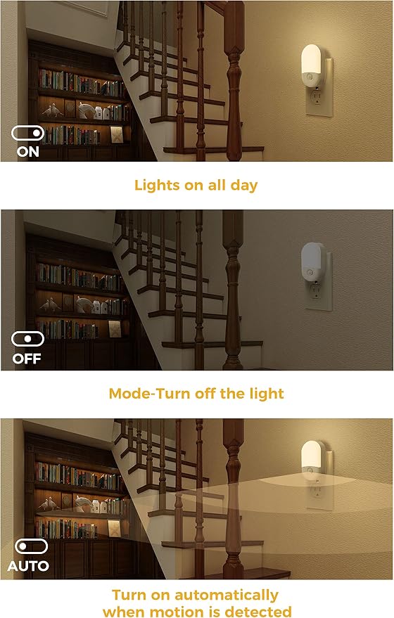 L LOHAS LED Motion Sensor Night Light, Motion Activated Night Light, Night - Image 4
