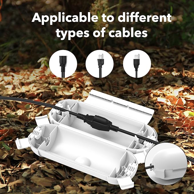 Outdoor Extension Cord Safety Cover, BN-LINK Outdoor Plug Protector Waterproof - Image 7