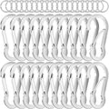 sprookber 2" Small Carabiner Clip, D Ring Caribeener, Spring Snap Hook by Sprookber