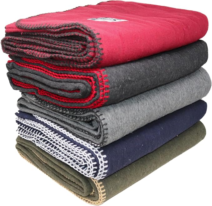 M MCGUIRE GEAR Heavy Duty Wool Blanket, and First Aid Use – Mil-Spec, Fire - Image 2